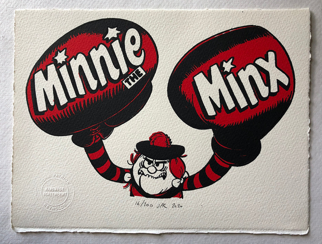 Minnie The Minx In Boxing Gloves – Comic Art Website