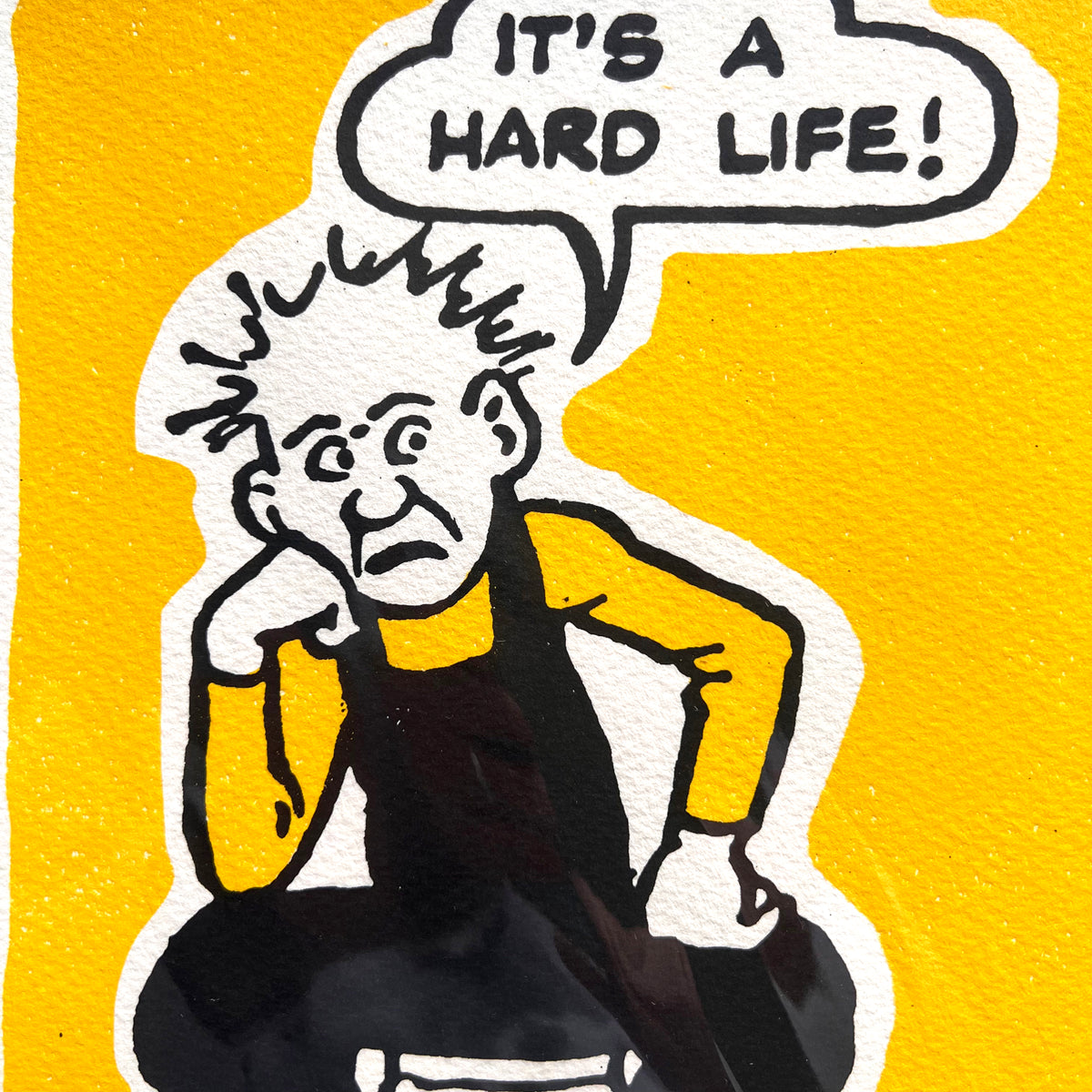 Oor Wullie reflects on his tribulations.