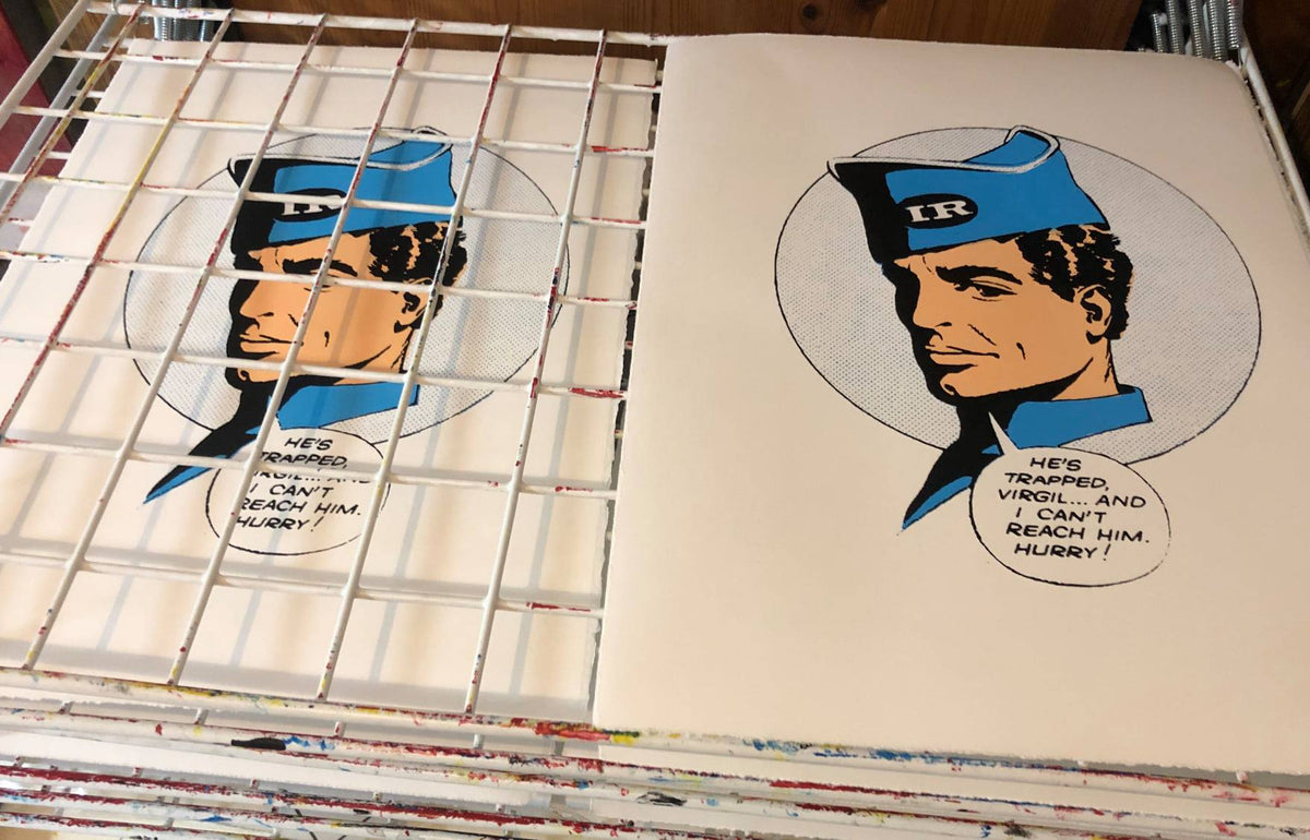 Scott Tracy screenprint for Anderson Entertainment