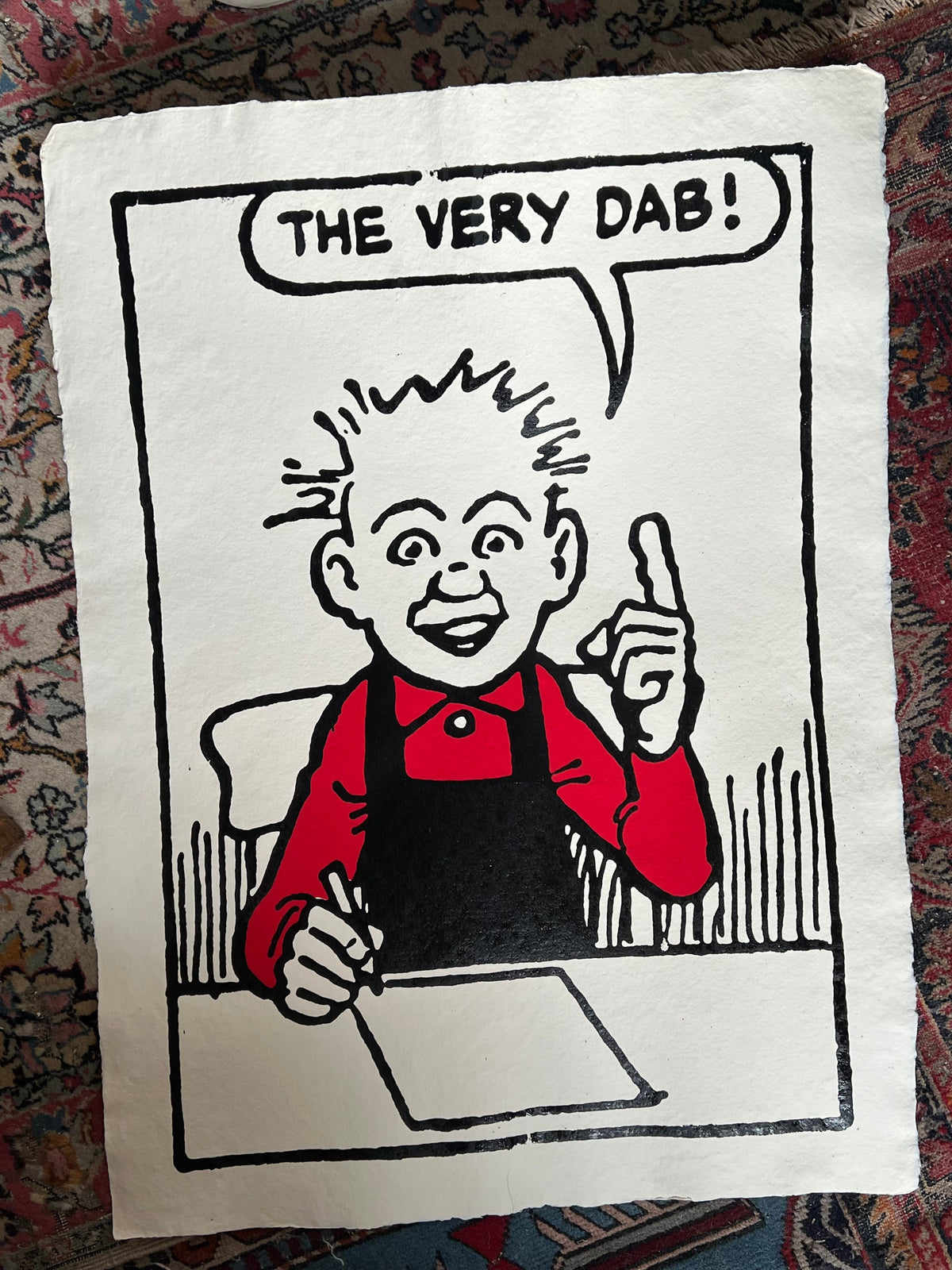 Making an Oor Wullie print - short film