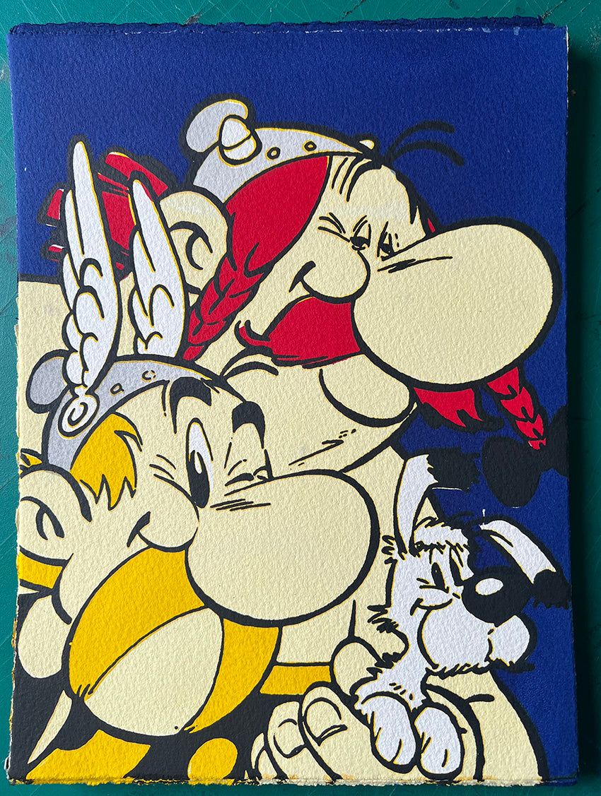 Screenprinting Asterix - a short film