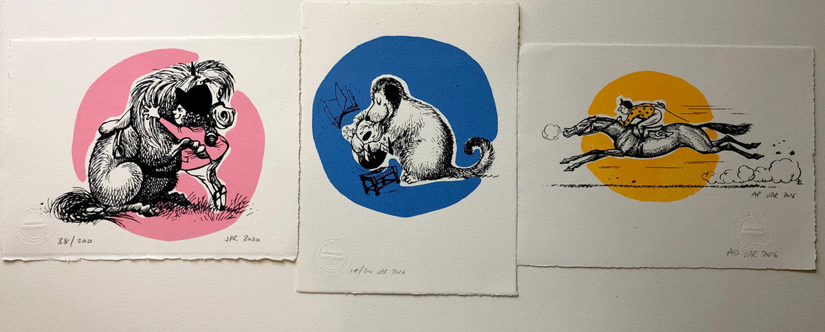 Great trios: Thelwell beasts