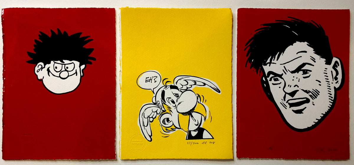 Great trios: Comic icon portraits