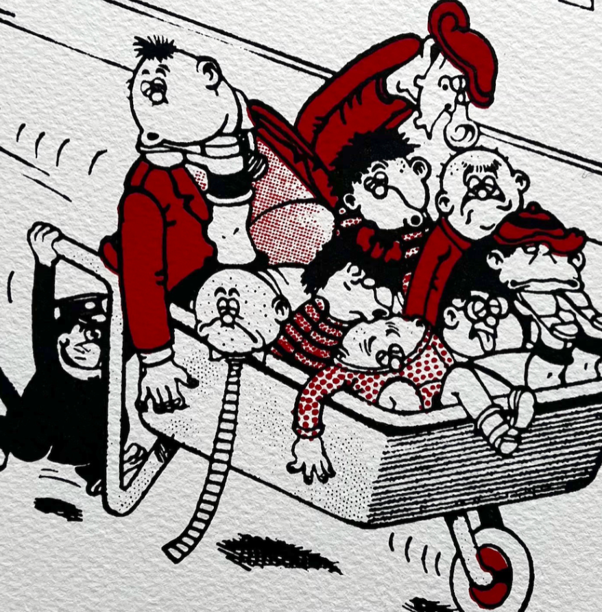 The Bash Street Kids Go Home In A Wheelbarrow