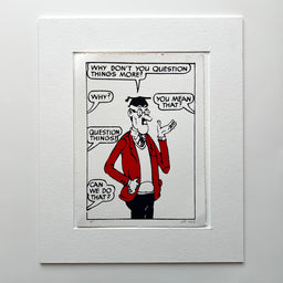 Bash Street Kids ask questions (spot colour version)