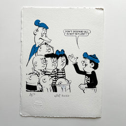 Danny urges his fellow Bash Street Kids not to despair