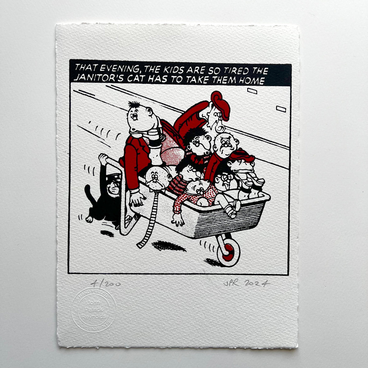 The Bash Street Kids Go Home In A Wheelbarrow