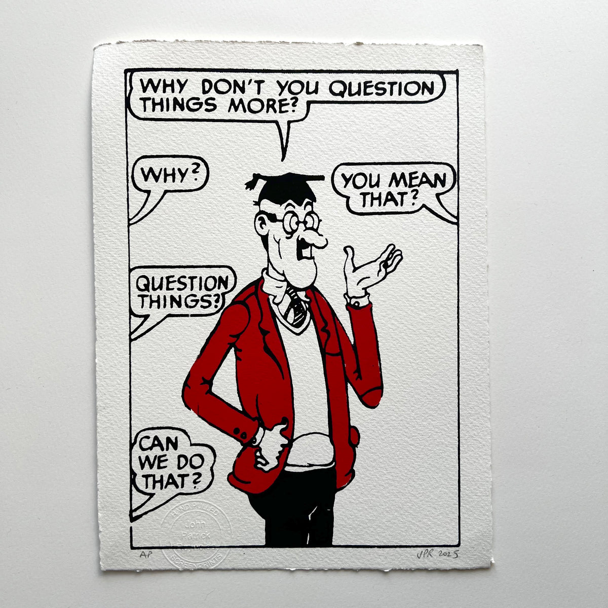 Bash Street Kids ask questions (spot colour version)