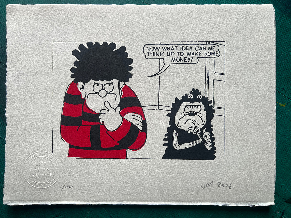 Dennis and Gnasher need to make money