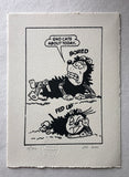Gnasher and his son Gnipper Are Bored - gno cats about