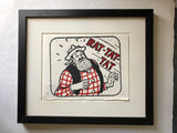Desperate Dan Startled By Gunfire