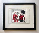 Dennis and his mate Curly put a plan into action - I love the sense of anticipation. What on earth are they up to?