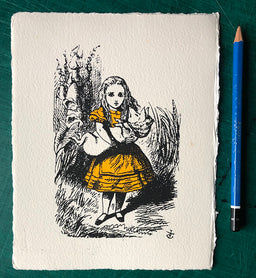 Alice and the handsome pig (who had been a rather ugly child)