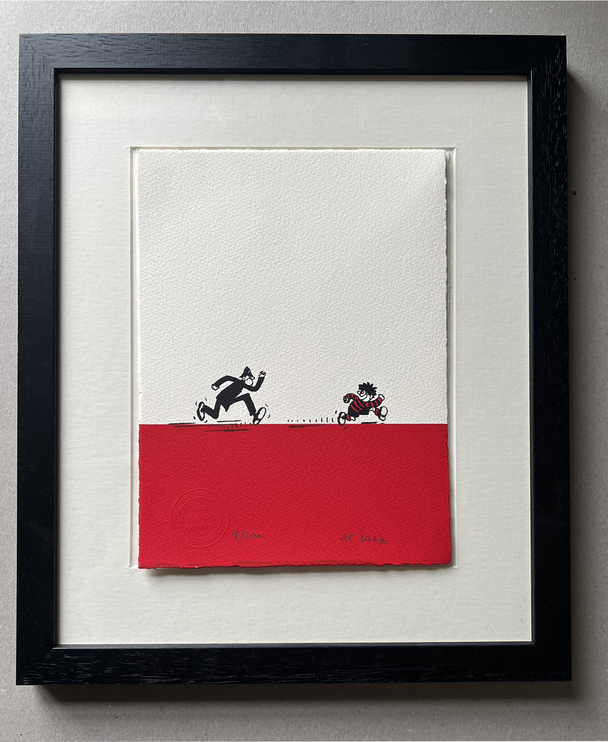 Dennis Menace Chased by Copper
