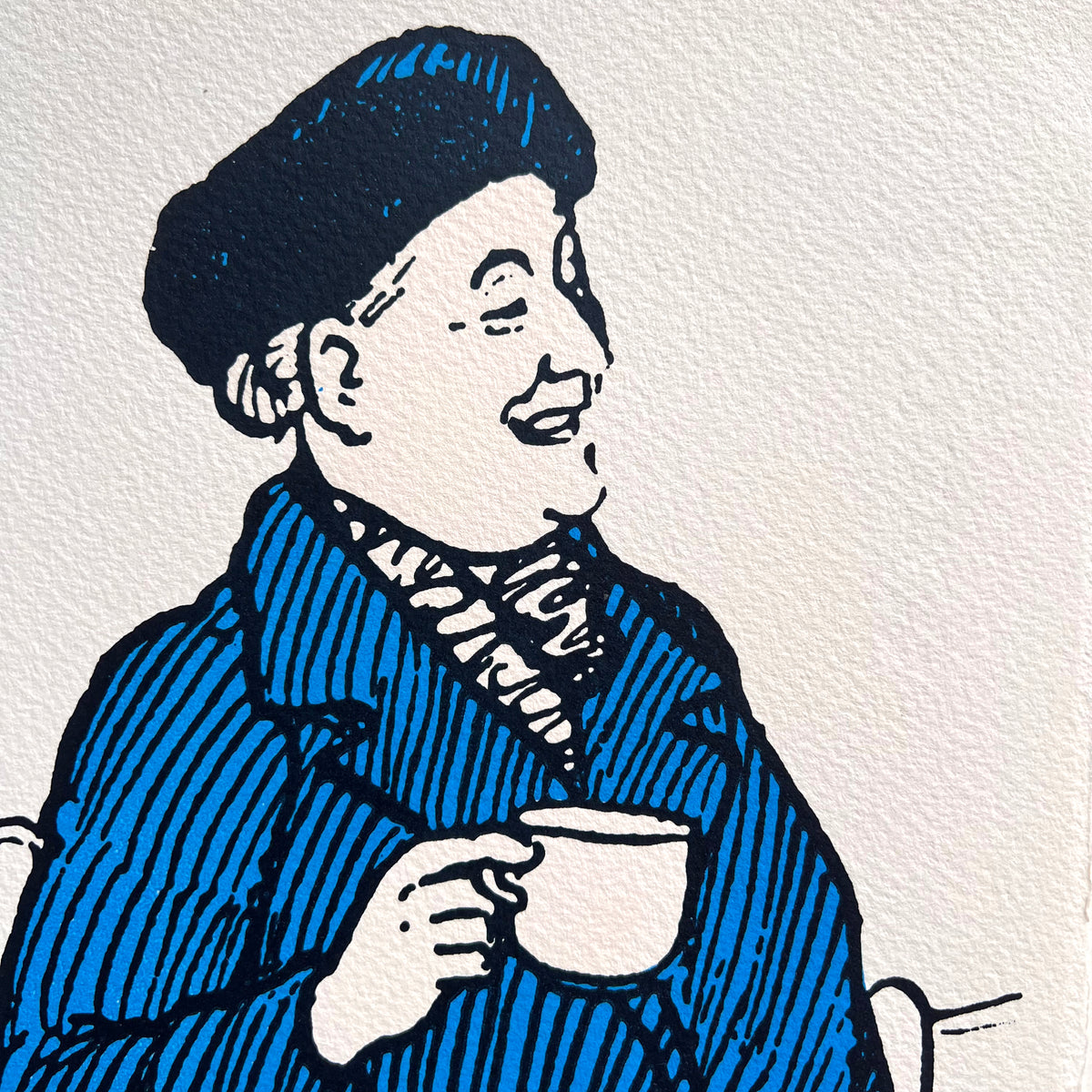 Ma Broon enjoys a cuppy