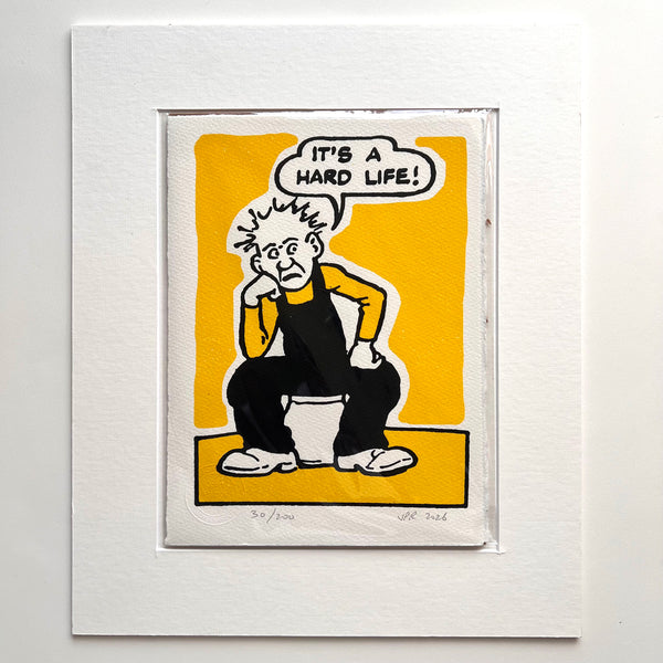 Oor Wullie reflects on his tribulations.