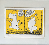 Moomintroll is in love! In springtime yellow