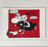 Moomin women enjoy the chase