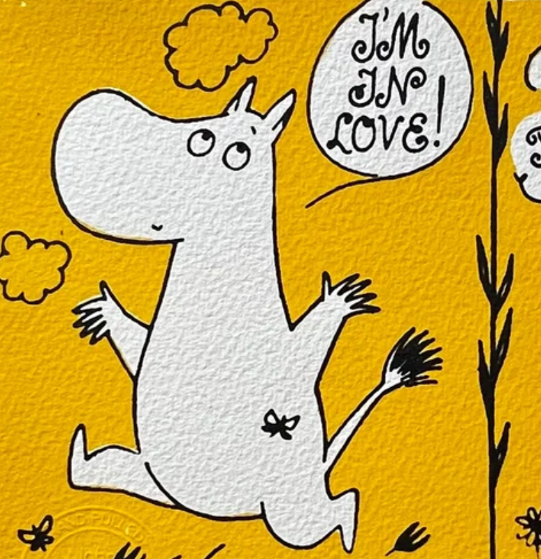 Moomintroll in love!