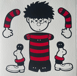 Dennis the Menace jumping jack