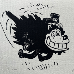 Gnasher at full pelt