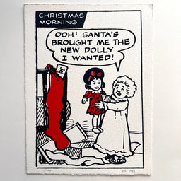 Santa brings The Bairn a new dolly