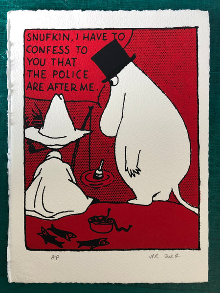 Moominpappa's confession – Comic Art Website