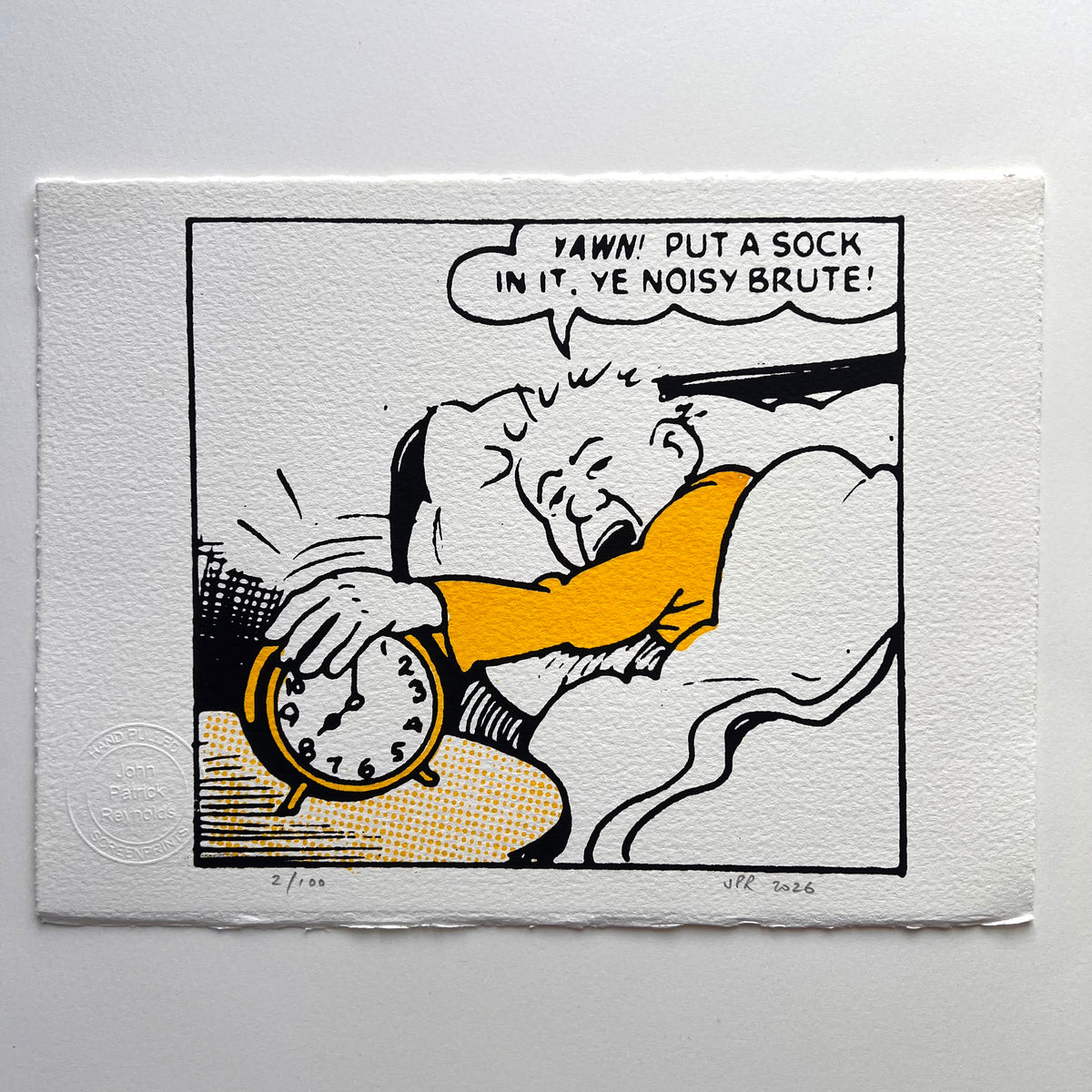 Oor Wullie versus the alarm clock