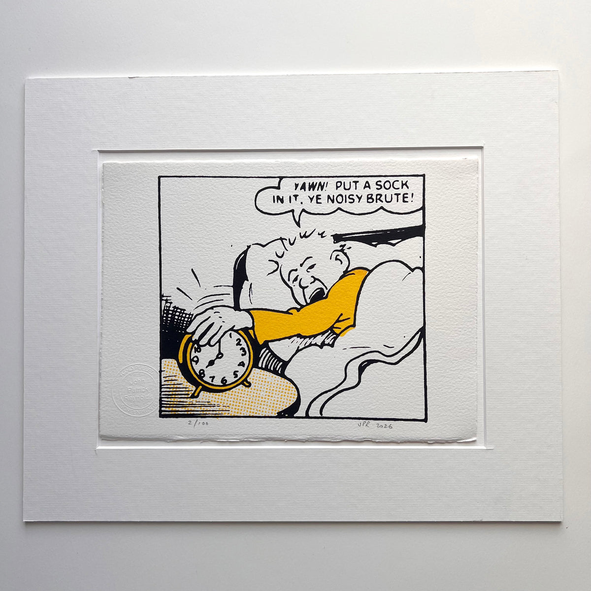 Oor Wullie versus the alarm clock