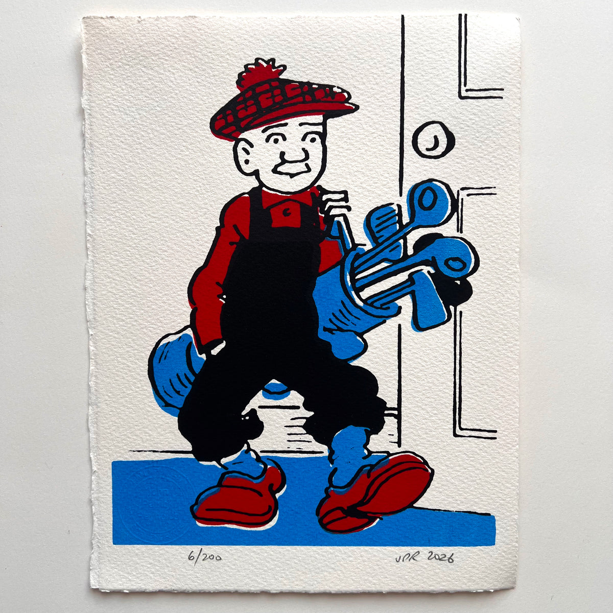 Oor Wullie's off to play golf