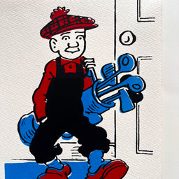 Oor Wullie's off to play golf
