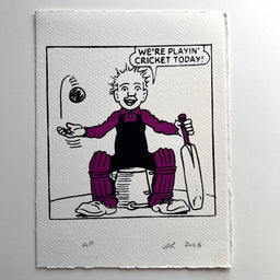 Oor Wullie's off to play cricket!