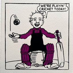 Oor Wullie's off to play cricket!